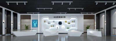 现代企业展厅3D模型下载